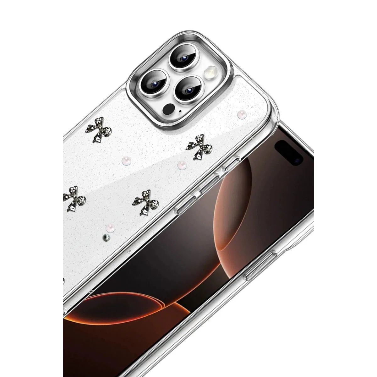 Apple İphone 15 Pro Max Fiyonk Desenli Kapak - Desen 8 görsel 2