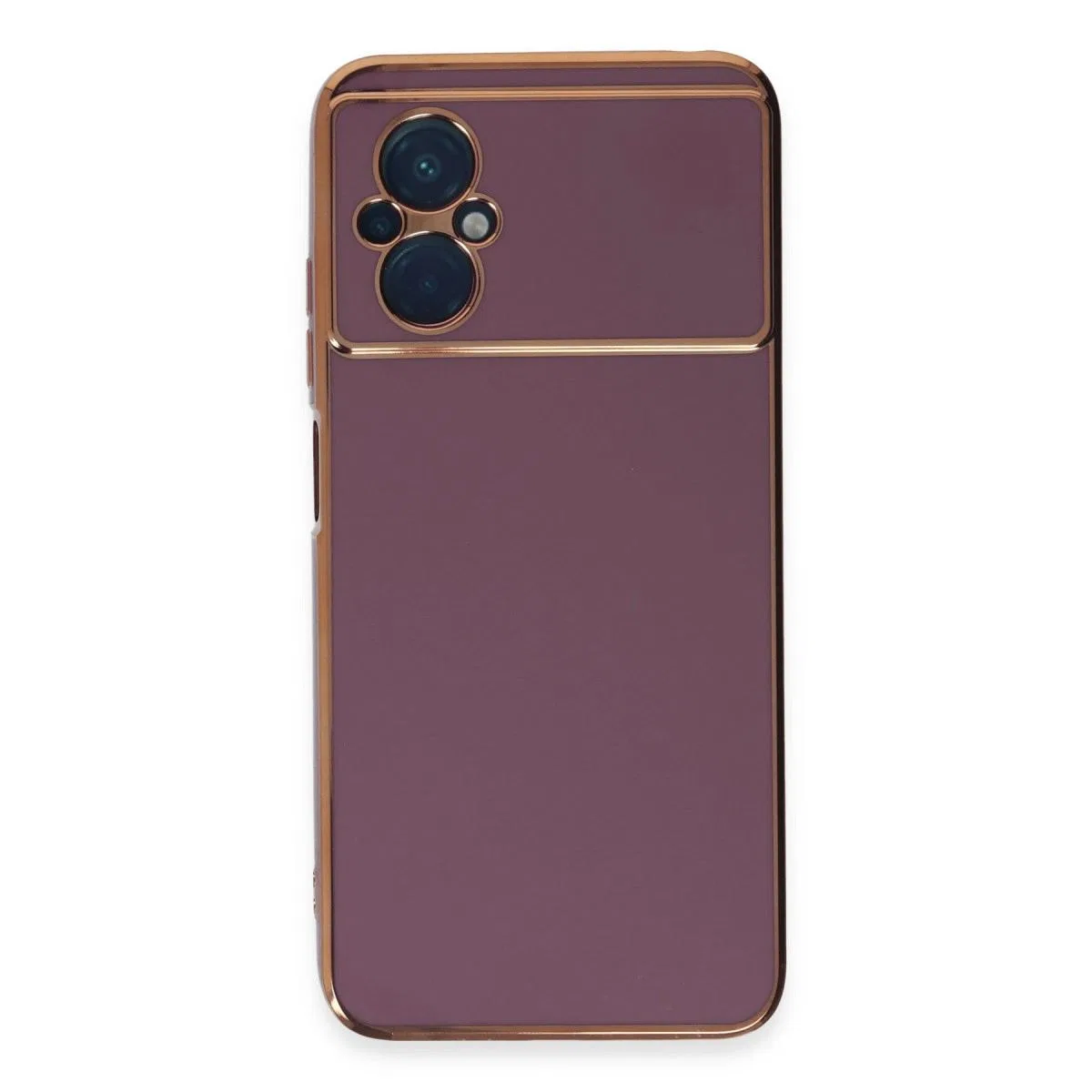 Xiaomi Poco M5 Kılıf Volet Silikon - Mor görsel 2