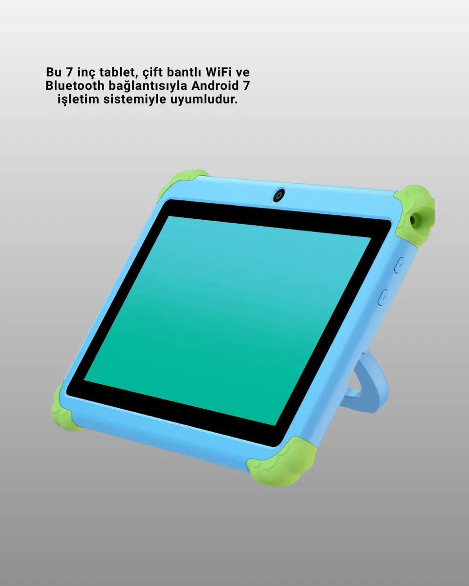 7 İnç Android Tablet WiFi Bluetooth ve Çift Kamera Destekli görsel 2