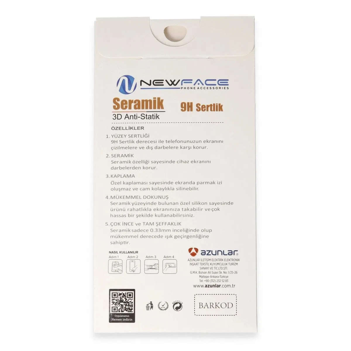Apple İphone 11 Pro 3d Antistatik Mat Seramik Nano Ekran Koruyucu görsel 5