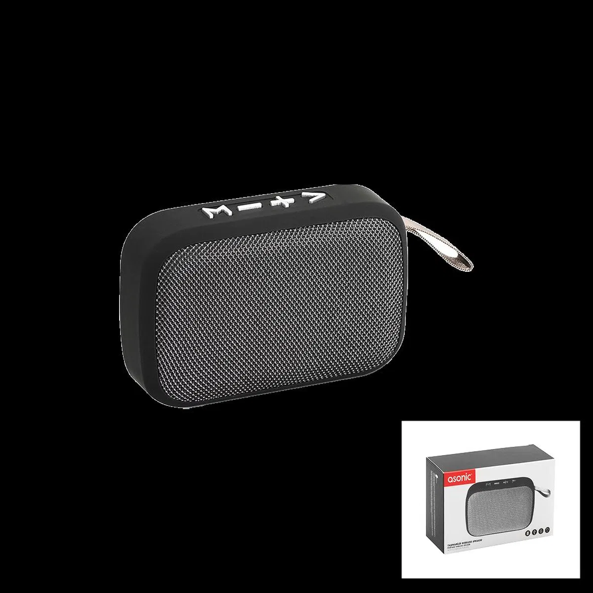 Mini Bluetooth Taşınabilir Hoparlör - USB Şarjlı 3W 300mAh, Mikrofon & SD Kart görsel 2