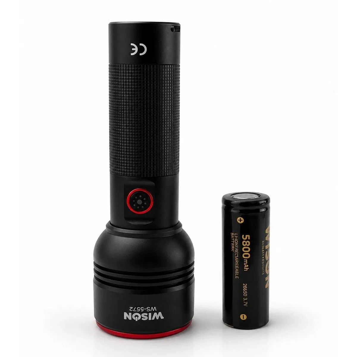 Wison Ws-5572 20watt 2000 Lümen Uzun Menzilli Usb Type-c Şarjlı El Feneri görsel 4