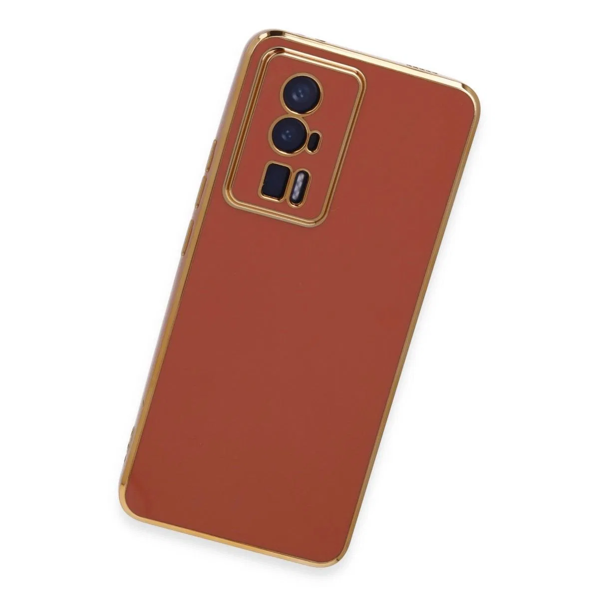 Xiaomi Poco F5 Pro Kılıf Volet Silikon - Kırmızı görsel 2