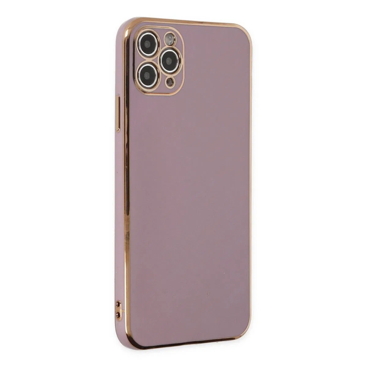 Apple İphone 11 Pro Max Kılıf Volet Silikon - Mor