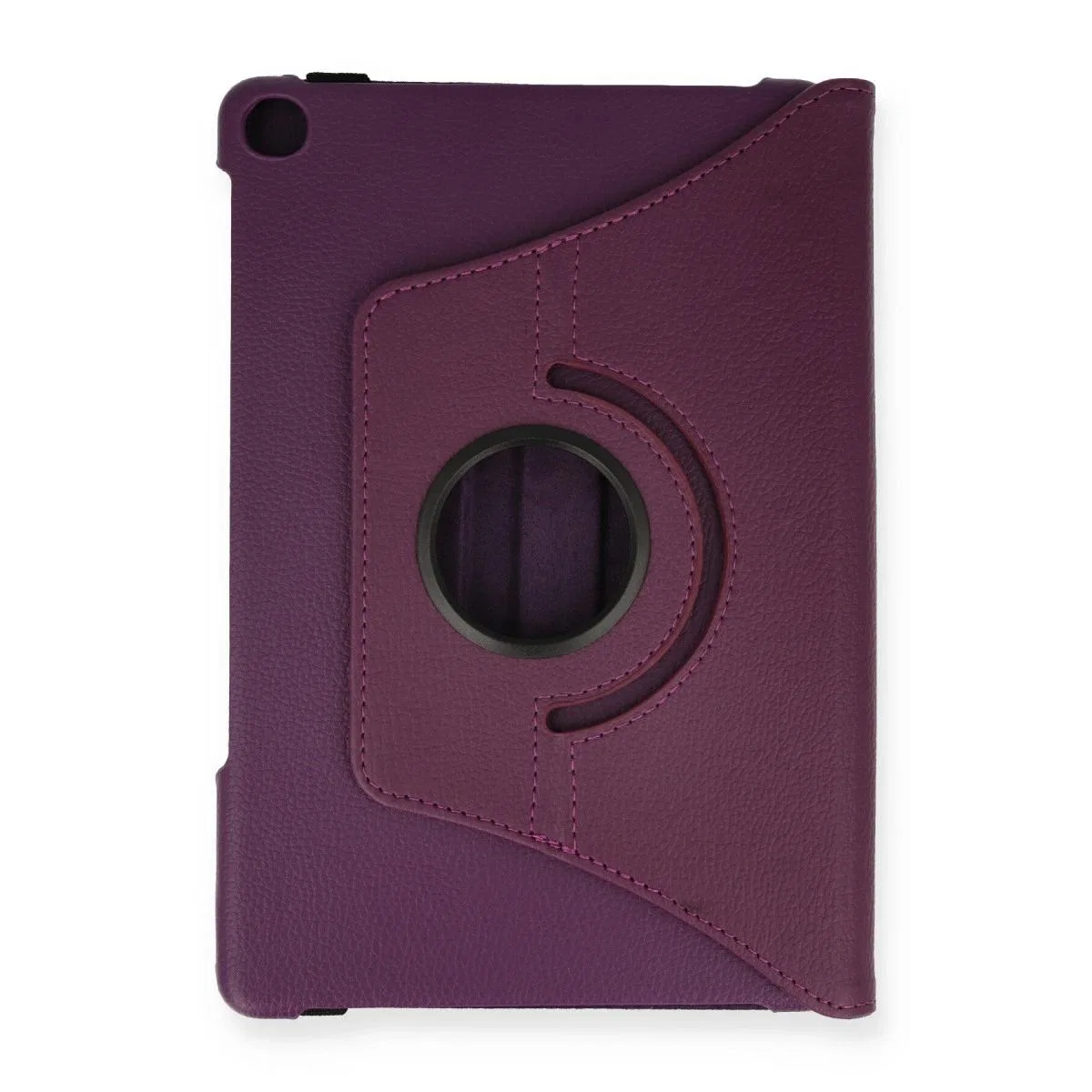 Lenovo Tab M10 Tb328fu Kılıf 360 Tablet Deri Kılıf - Mürdüm görsel 2