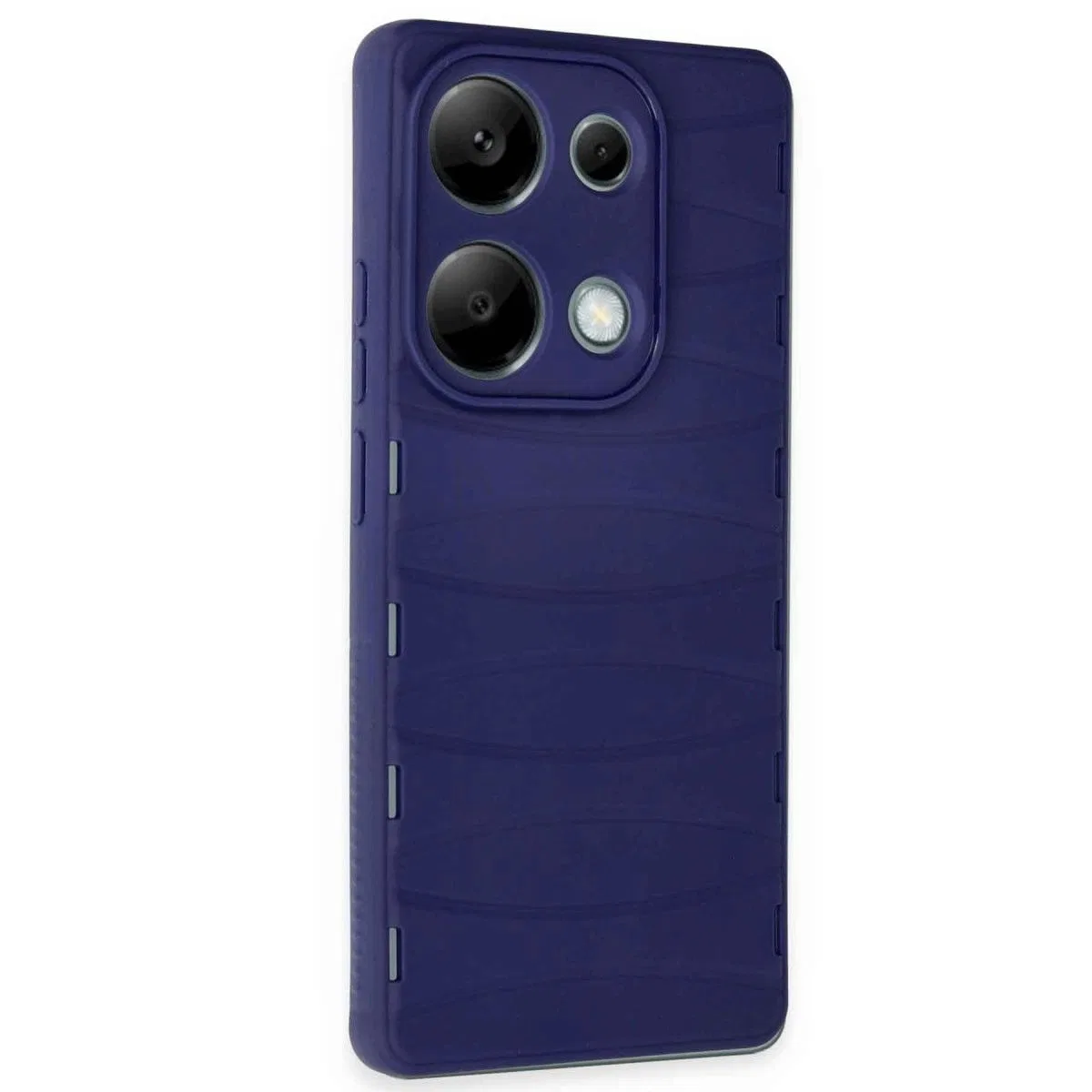 Xiaomi Redmi Note 13 Pro 4g Kılıf Bibercas Silikon Kapak - Lacivert görsel 2