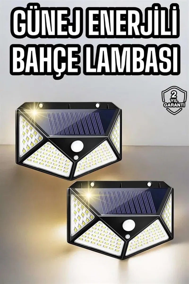 Bahçe Havuz Güneş Enerjili Solar Işıklandırma Sensörlü Bahçe Aydınlatma görsel 2