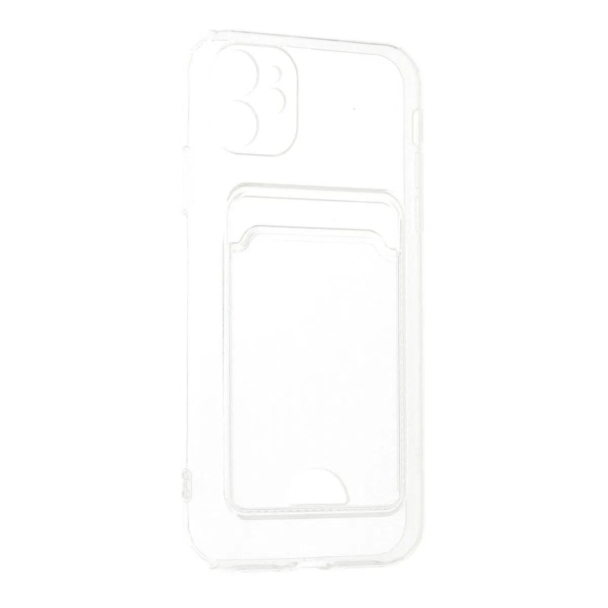 Apple İphone 11 Kılıf Kart Şeffaf Silikon - Şeffaf görsel 2