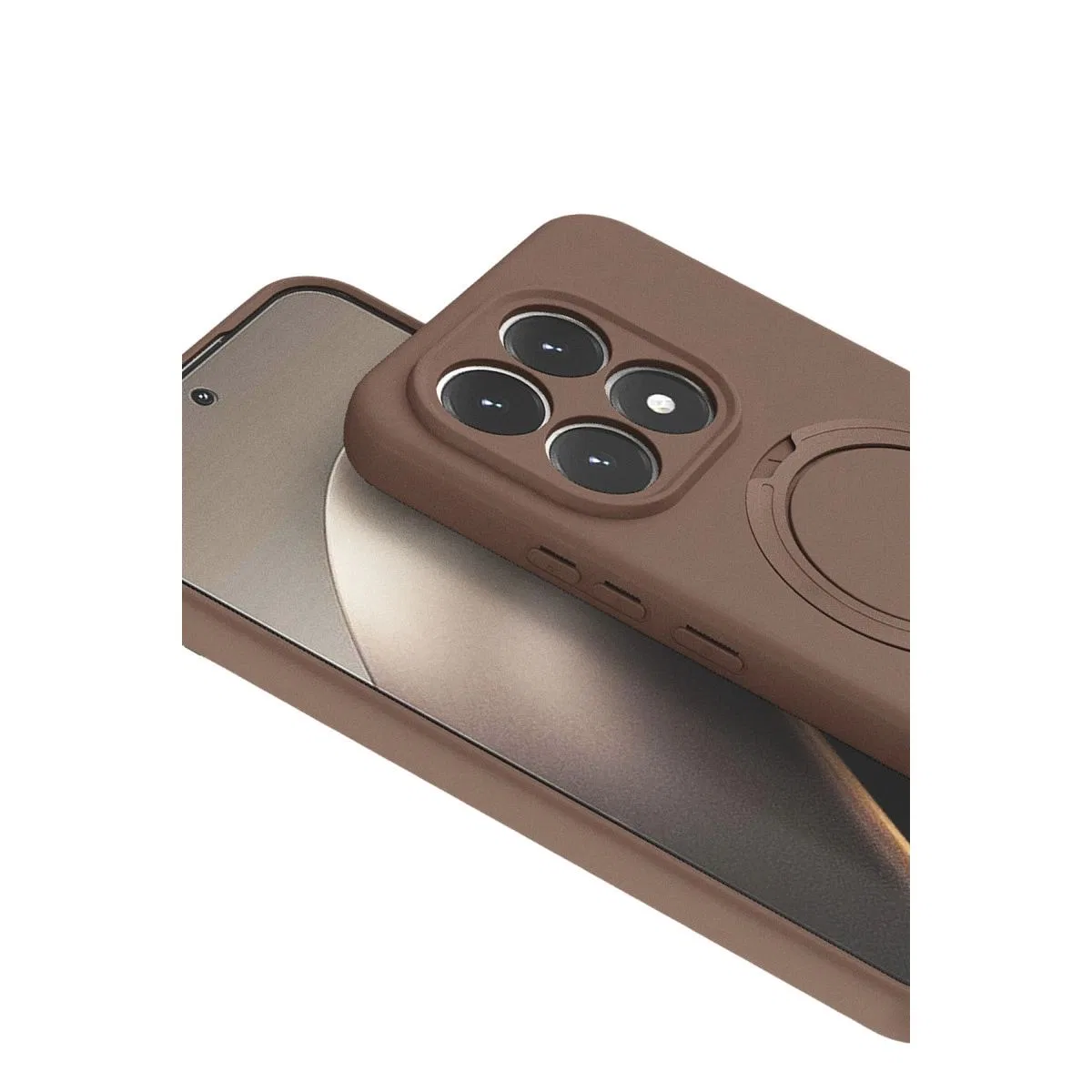 Xiaomi Mi 15t Regal Magsafe Standlı Kapak - Çöl Titanyum görsel 2