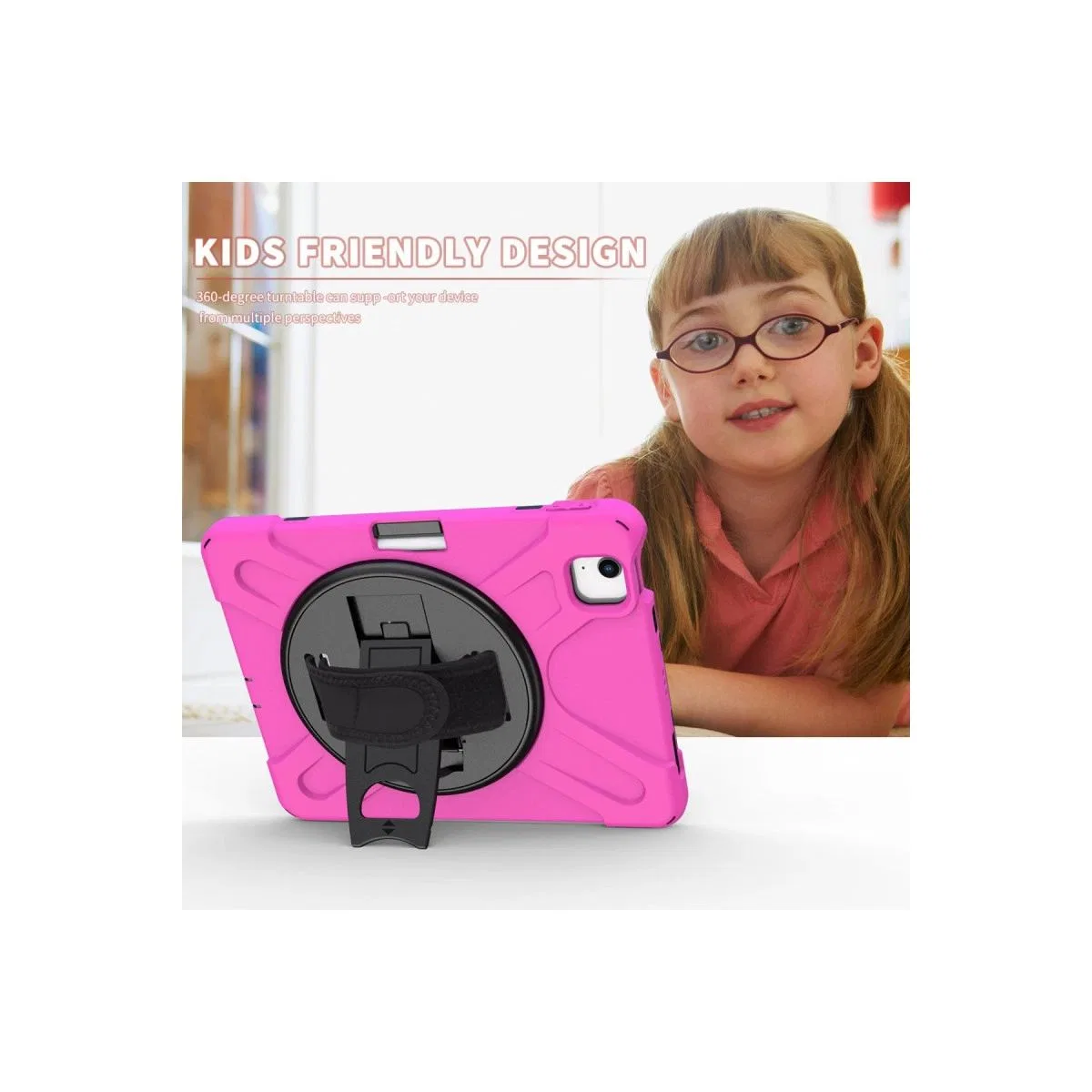 Apple İpad Pro 11 (2020) Kılıf Amazing Tablet Kapak - Pembe görsel 4