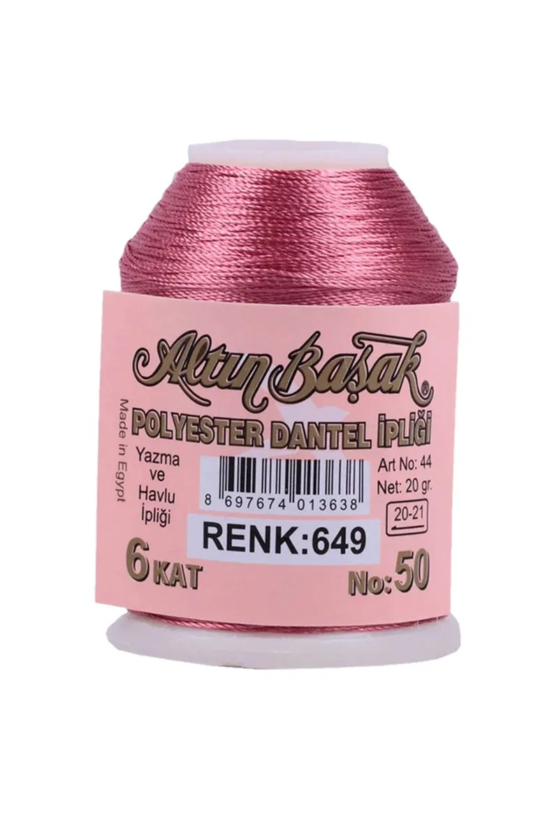 3 Adet Altınbaşak Oya ve Dantel İpi 20 gr - Royaleks - No: 748 - 649 - 135 görsel 5