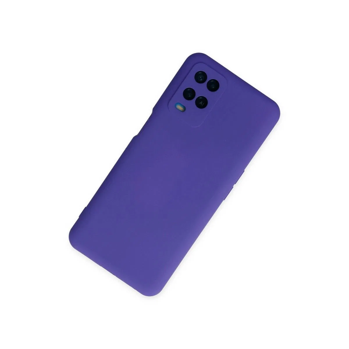 Oppo A54 4g Kılıf Nano İçi Kadife Silikon - Mor görsel 2