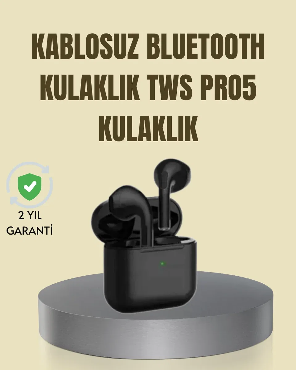 Bluetooth 5. 1 Teknolojili TWS Pro 5 – Güçlü ve Kararlı Bağlantı