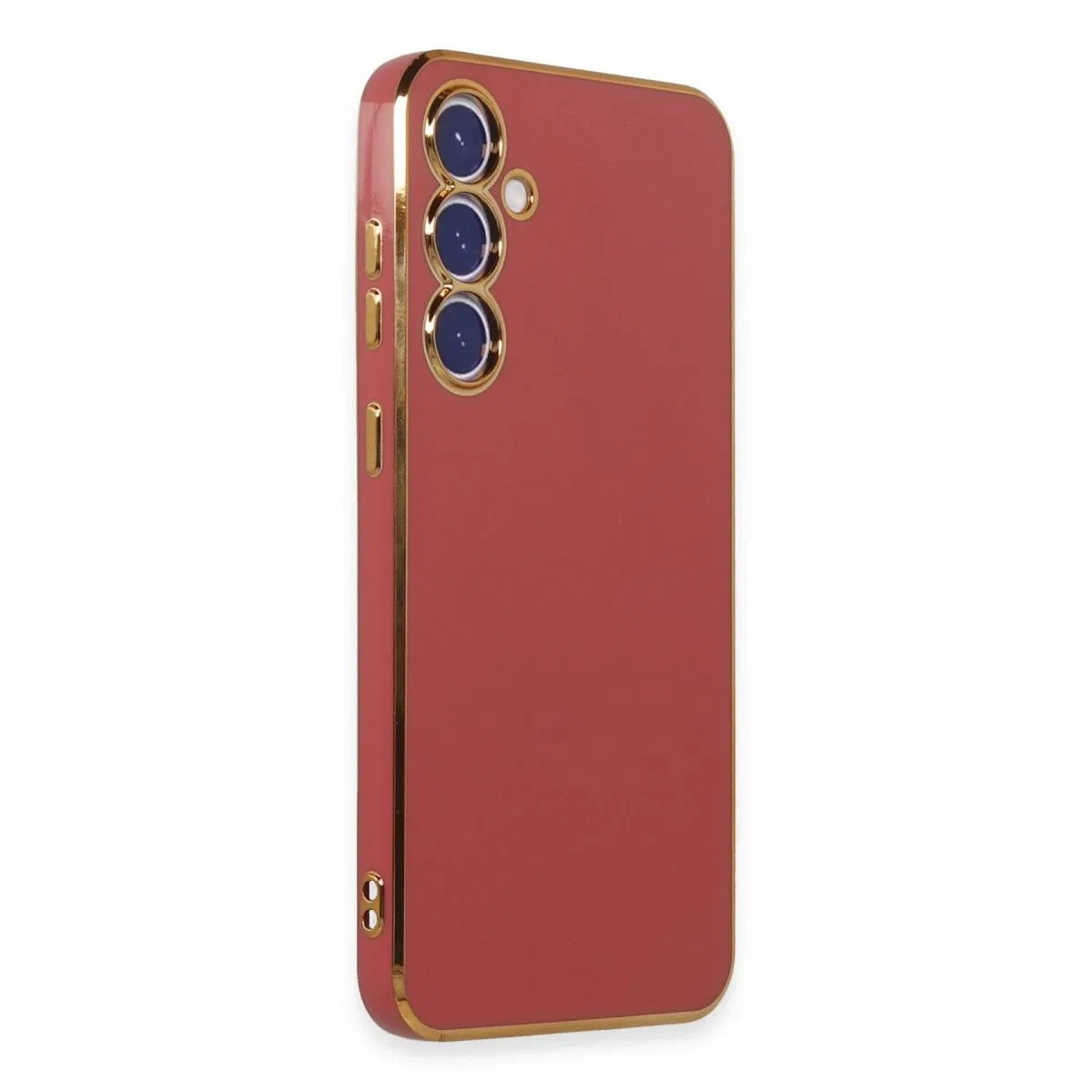 Samsung Galaxy S23 Fe Kılıf Volet Silikon - Kırmızı görsel 2