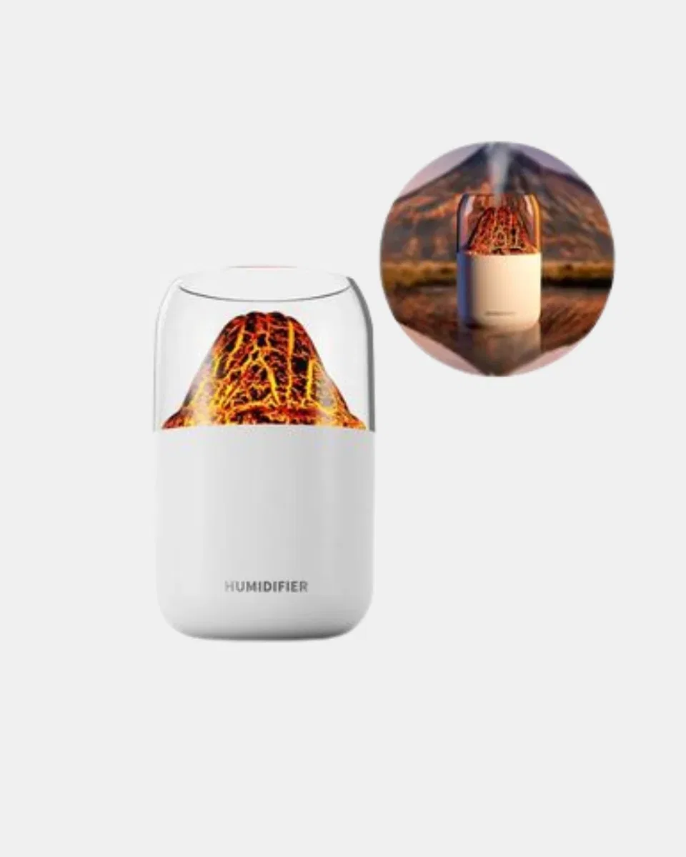Ultrasonik Alev Efektli Aromaterapi Difüzörü USB Şarjlı ve Otomatik Kapanma Özellikli görsel 4