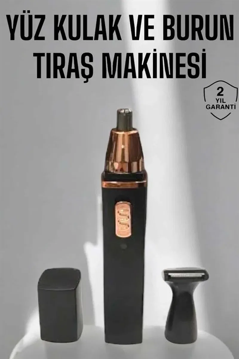 Tıraş Makinesi Kulak Burun ve Yüz Temizleyici Şarjlı Mini görsel 2