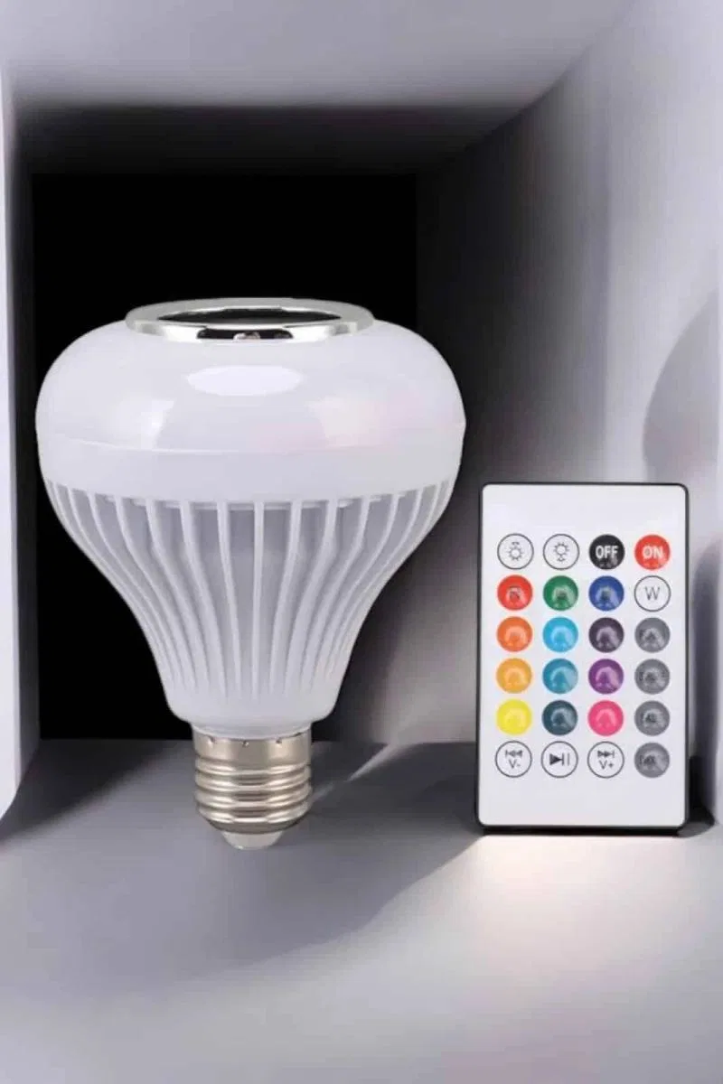 Lamba Led Hoparlör Dayanıklı Ve Uzun Ömürlü Bluetooth Hoparlör görsel 4
