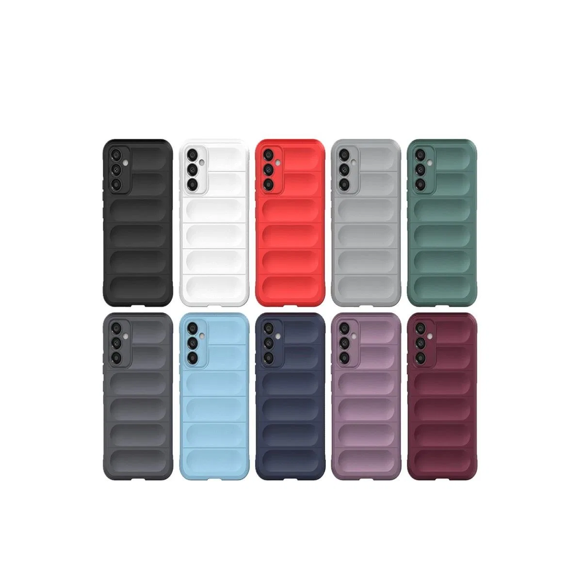 Samsung Galaxy A05s Kılıf Optimum Silikon - Mor görsel 3