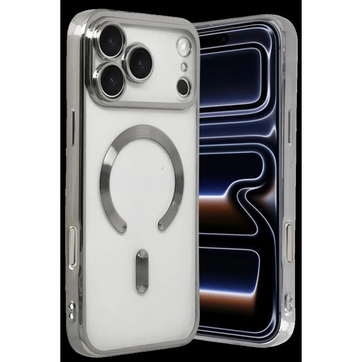 Apple İphone 18 Pro Kross Magneticsafe Kapak - Gümüş
