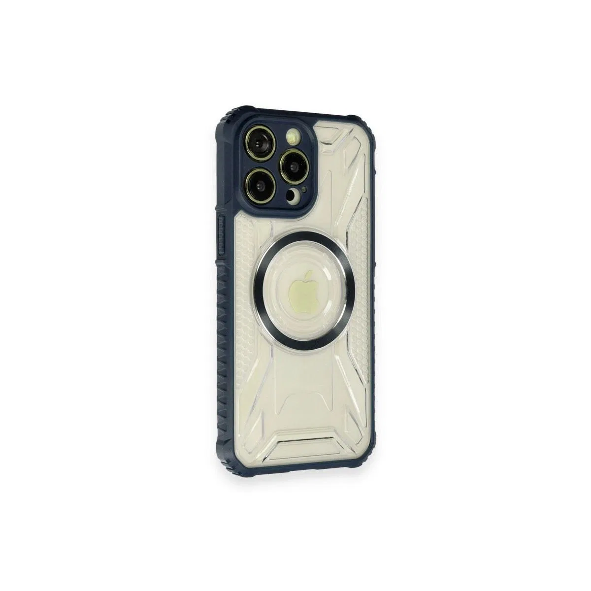 Apple İphone 12 Pro Kılıf Prag Magneticsafe Kapak - Lacivert görsel 2