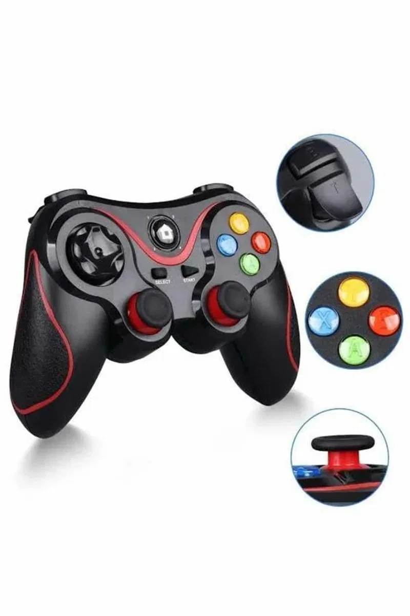 Kablosuz Oyun Kolu Bluetooth Joystick Gamepad Android Uyumlu görsel 5