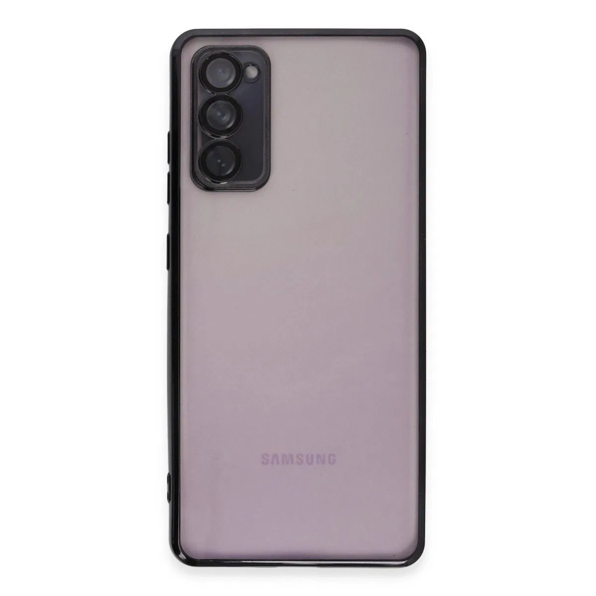 Samsung Galaxy S20 Fe Kılıf Razer Lensli Silikon - Siyah görsel 2