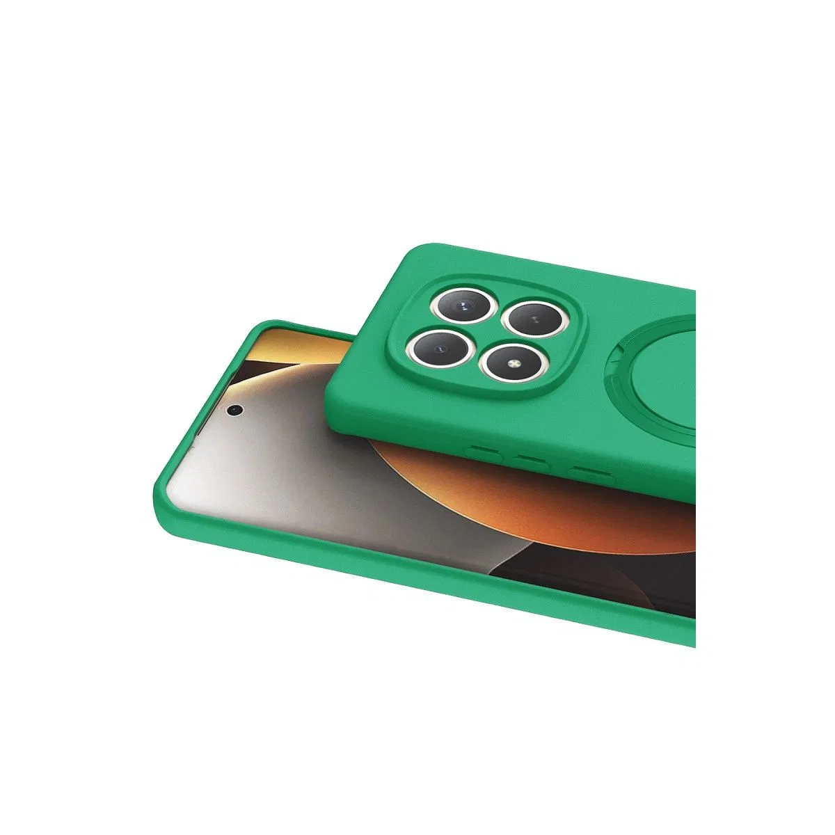 Xiaomi Redmi Note 15 Pro 4g Regal Magsafe Standlı Kapak - Yeşil görsel 2