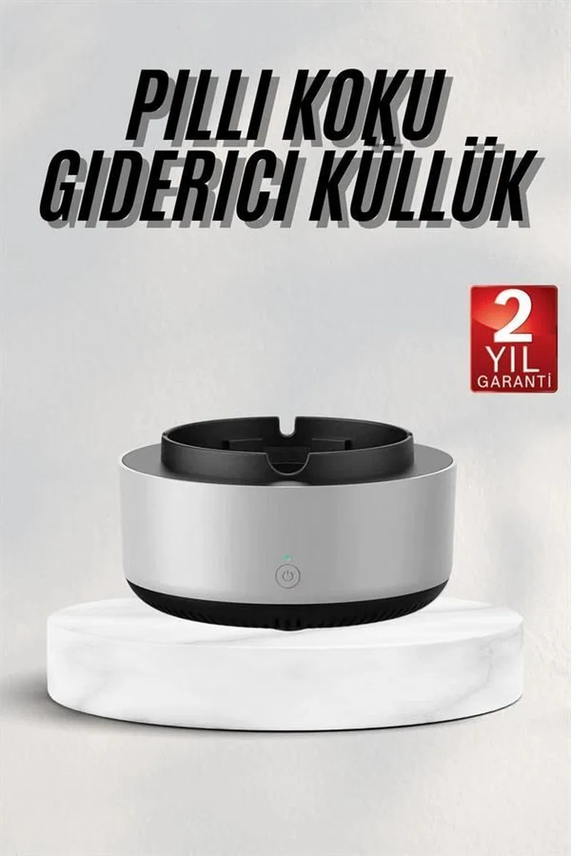 Akıllı Kokusuz Küllük Dumanı İçine Çeken Kül Tablası Hava Temizleyici görsel 2