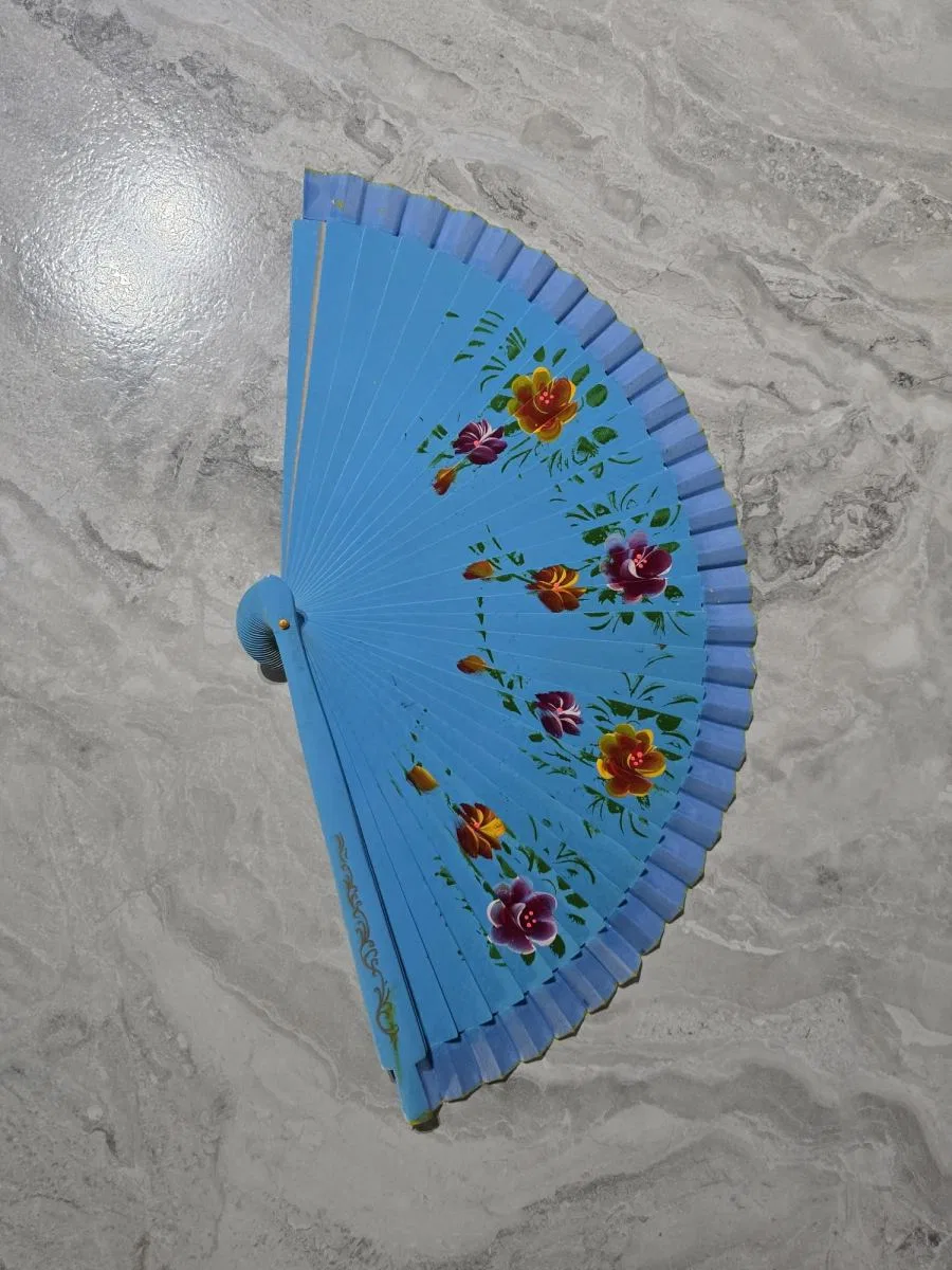 Bambu Çift Taraflı Yelpaze Karışık Renkler 12'li Paket görsel 5