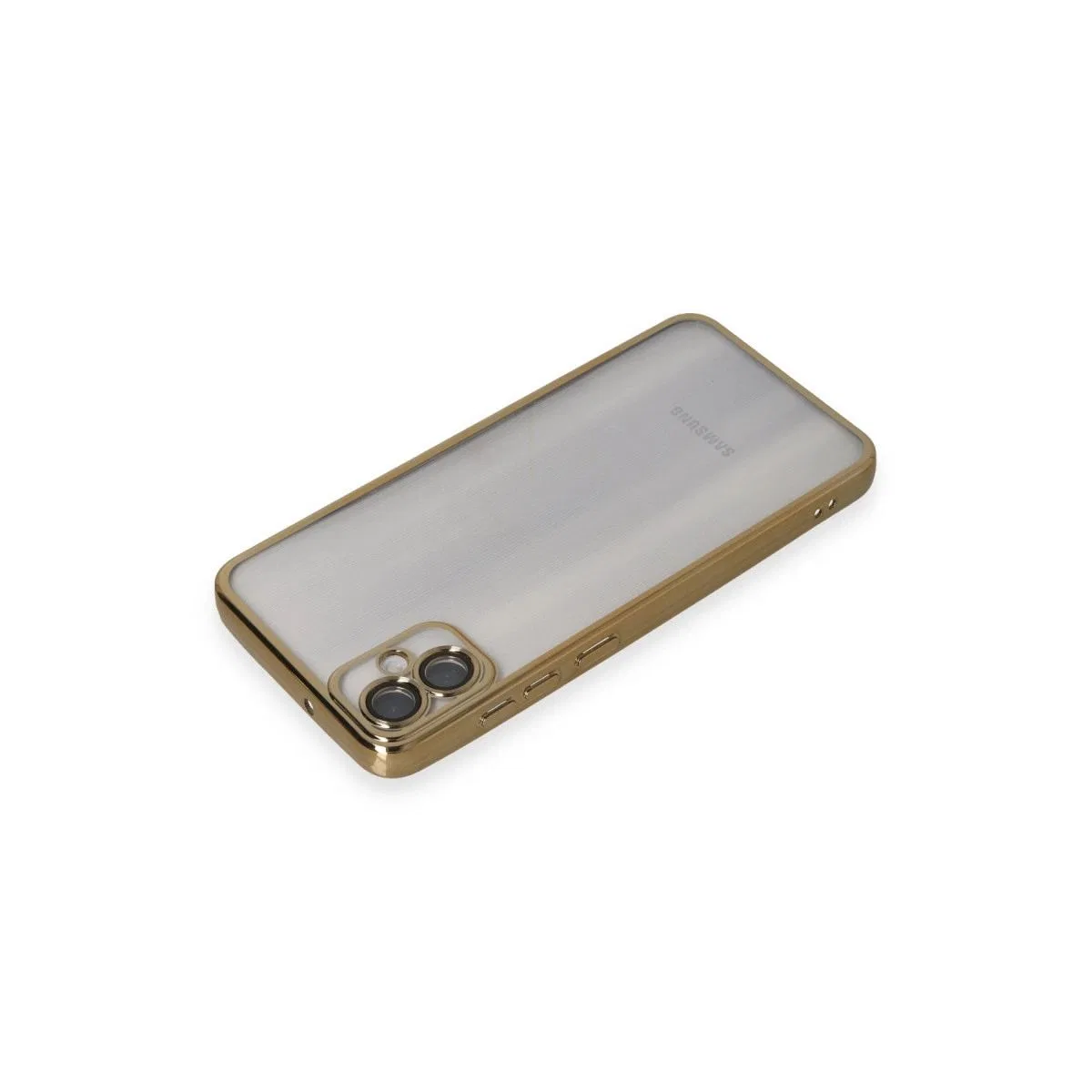 Samsung Galaxy A05 Kılıf Razer Lensli Silikon - Gold görsel 3