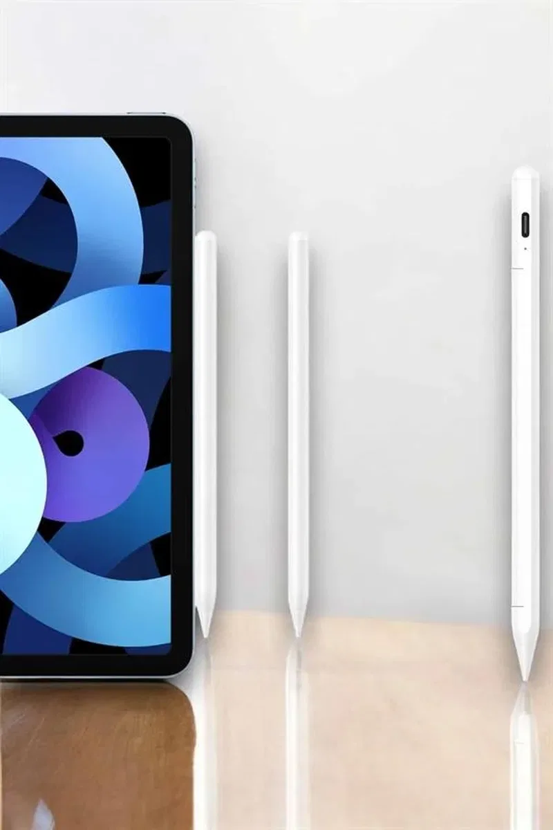 Tablet Kalemi iOS Android Windows Uyumlu Yedek Uçlu Universal Çizim Kalemi görsel 5