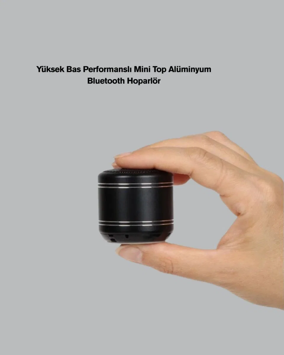 Mini Alüminyum Bluetooth Hoparlör Yüksek Bas Performansı görsel 3