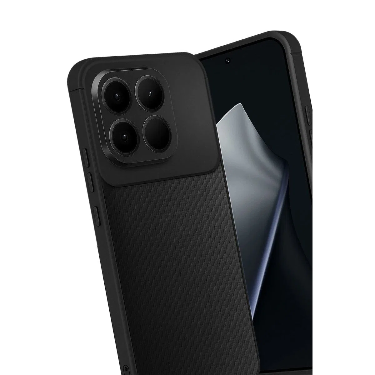 Xiaomi Mi 15t Auto Focus Karbon Kapak - Siyah görsel 3