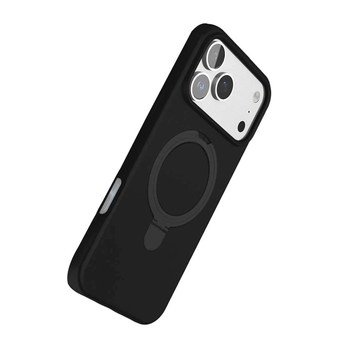 Apple İphone 17 Pro Regal Magsafe Standlı Kapak - Siyah görsel 4
