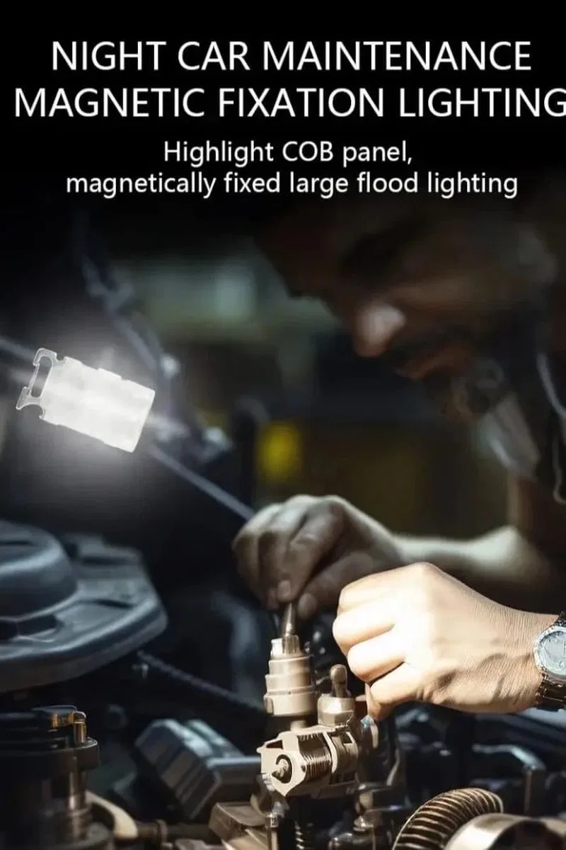 F. b. ı V15 Edc El Feneri 1200lm Anahtarlık Işık Tip-c Şarj Edilebilir Taşınabilir Mini Torch Mıknatıs Klips Ile Kamp Cep Fener görsel 2