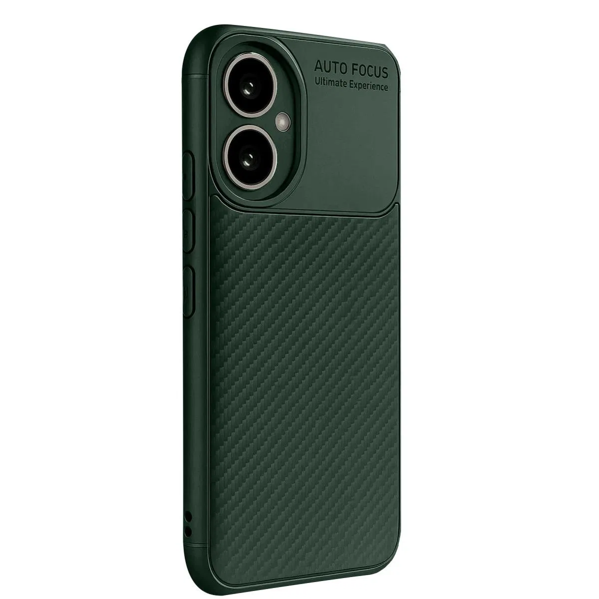 Honor 400 Kılıf Auto Focus Karbon Kapak - Koyu Yeşil görsel 2