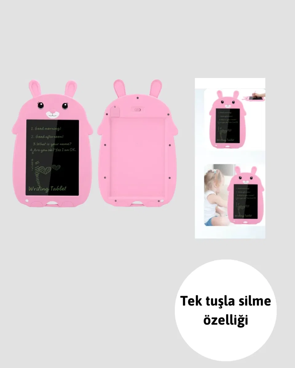 Taşınabilir Kağıt Benzeri LCD Tablet | Tek Tıkla Silme Özellikli görsel 2