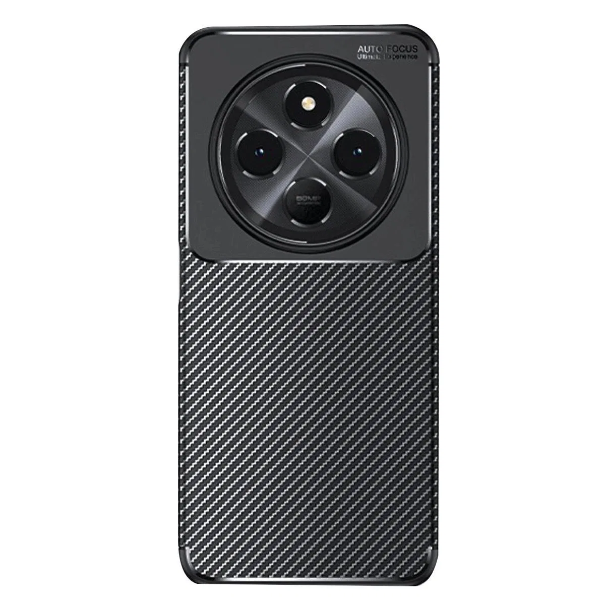 Xiaomi Redmi 14c Kılıf Auto Focus Karbon Kapak - Siyah