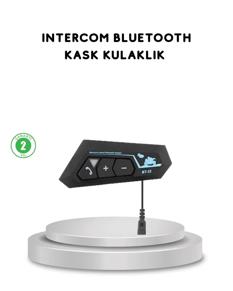 BT22 Kask Bluetooth Kulaklık 5. 0 Gürültü Engelleyici ve Eller Serbest Kullanım
