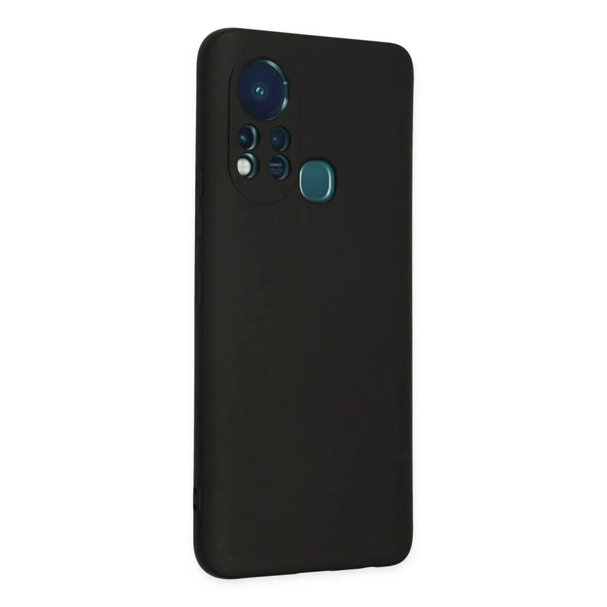 İnfinix Hot 11s Kılıf Nano İçi Kadife Silikon - Siyah görsel 2