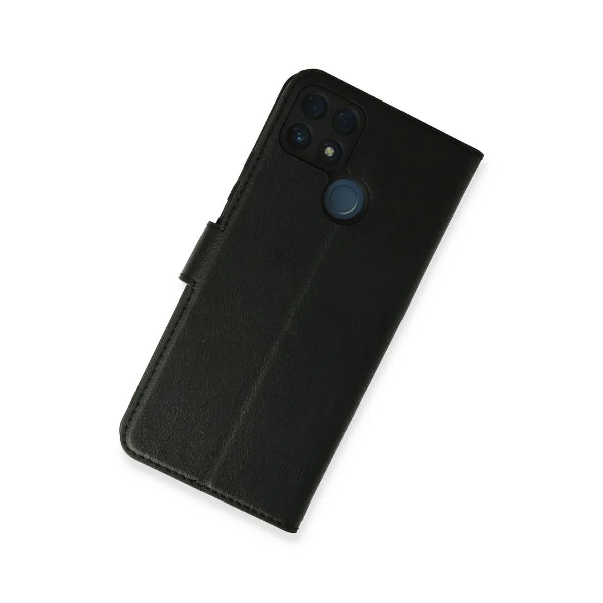 Realme C25 Kılıf Trend S Plus Kapaklı Kılıf - Siyah görsel 2