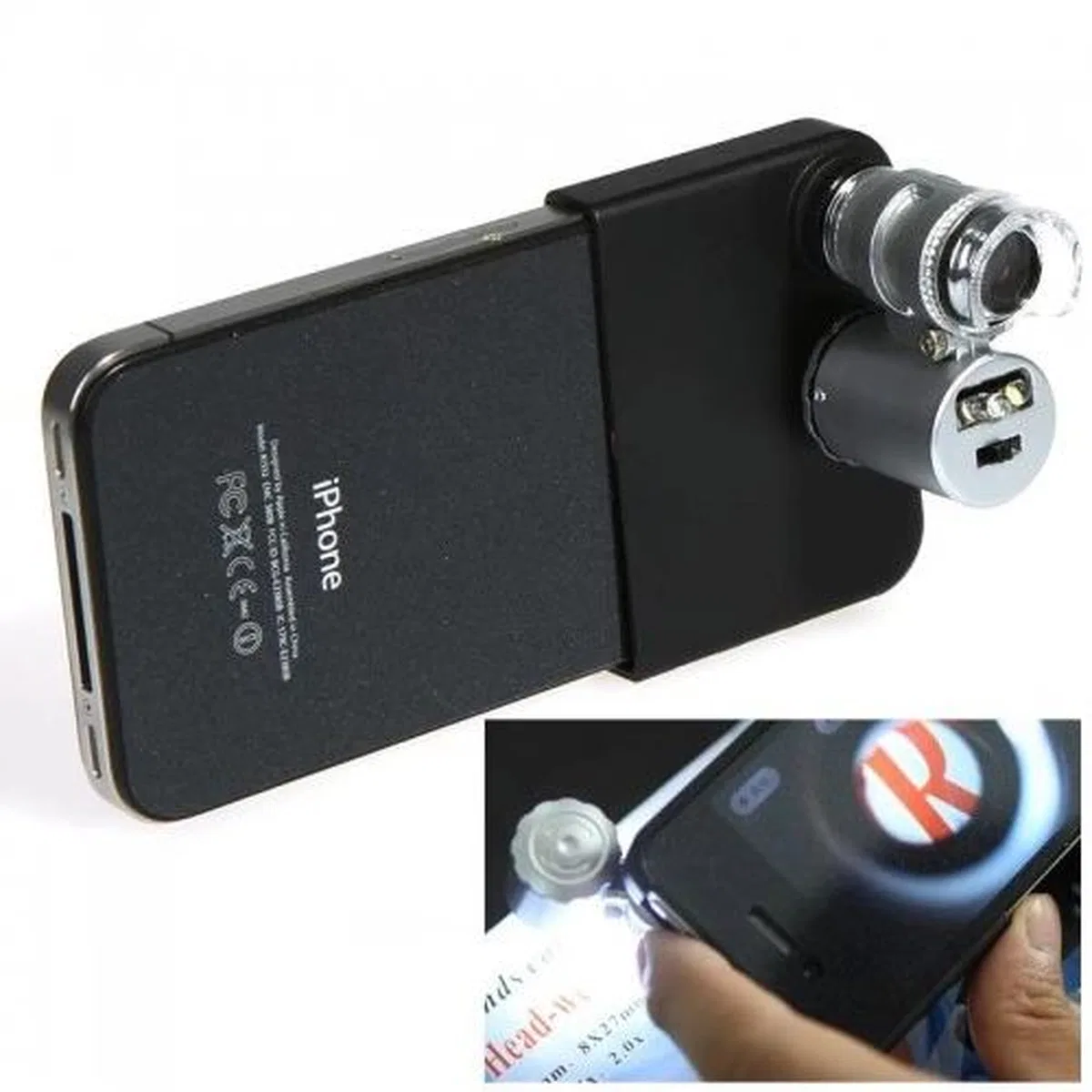 Cep Telefonu Mikroskopu 60x Iphone 4 İçin No: 9882ip2 görsel 5