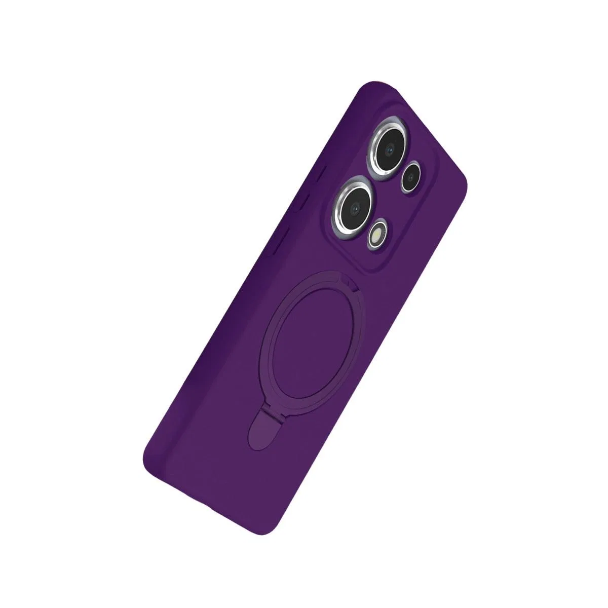 Xiaomi Redmi Note 13 Pro 4g Regal Magsafe Standlı Kapak - Derin Mor görsel 4