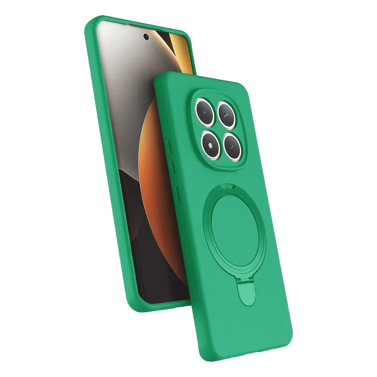 Xiaomi Redmi Note 15 4g Regal Magsafe Standlı Kapak - Yeşil