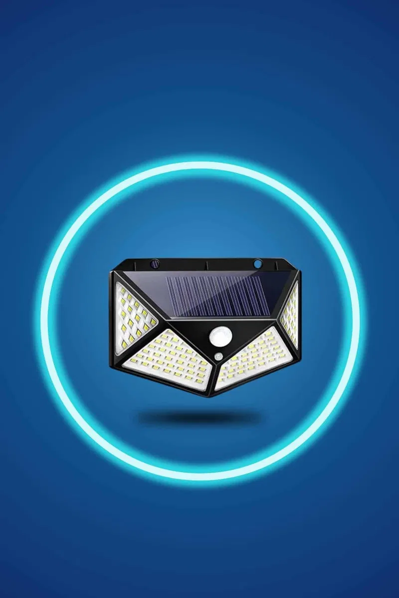 Bahçe Lambası Bahçe Aydınlatma Sensörlü Suya Dayanıklı 100 Led görsel 2