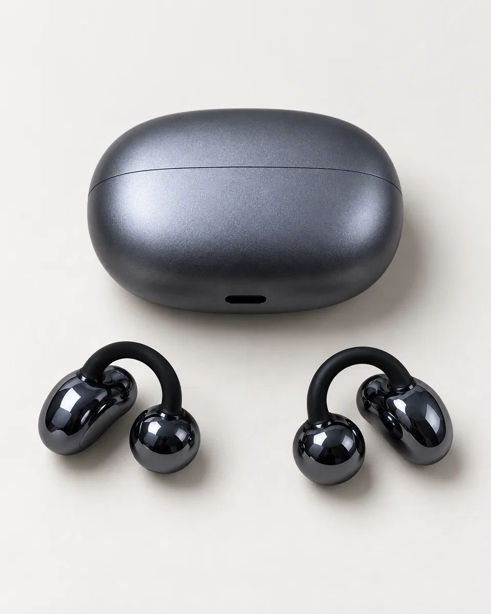 Küpe Tipi Bluetooth Kulaklık Oyun Modlu 2500 Saat Bekleme Süreli görsel 2