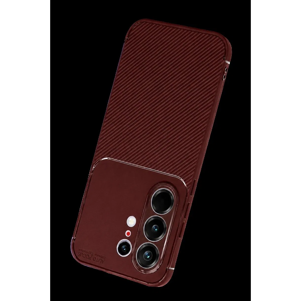 Tecno Camon 50 Pro 5g Auto Focus Karbon Kapak - Bordo görsel 4