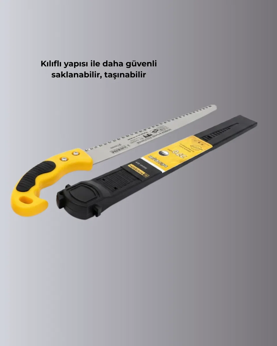 270 mm Düz Bıçaklı Bahçe Budama Testeresi Kılıflı görsel 4