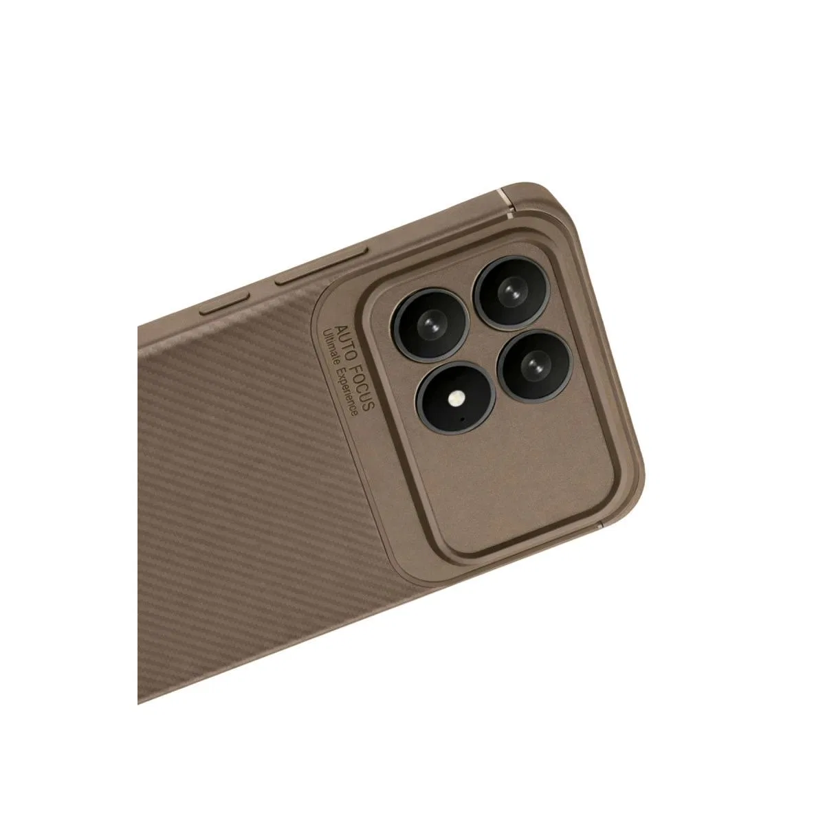 Xiaomi Poco F8 Pro Auto Focus Karbon Kapak - Kahverengi görsel 3