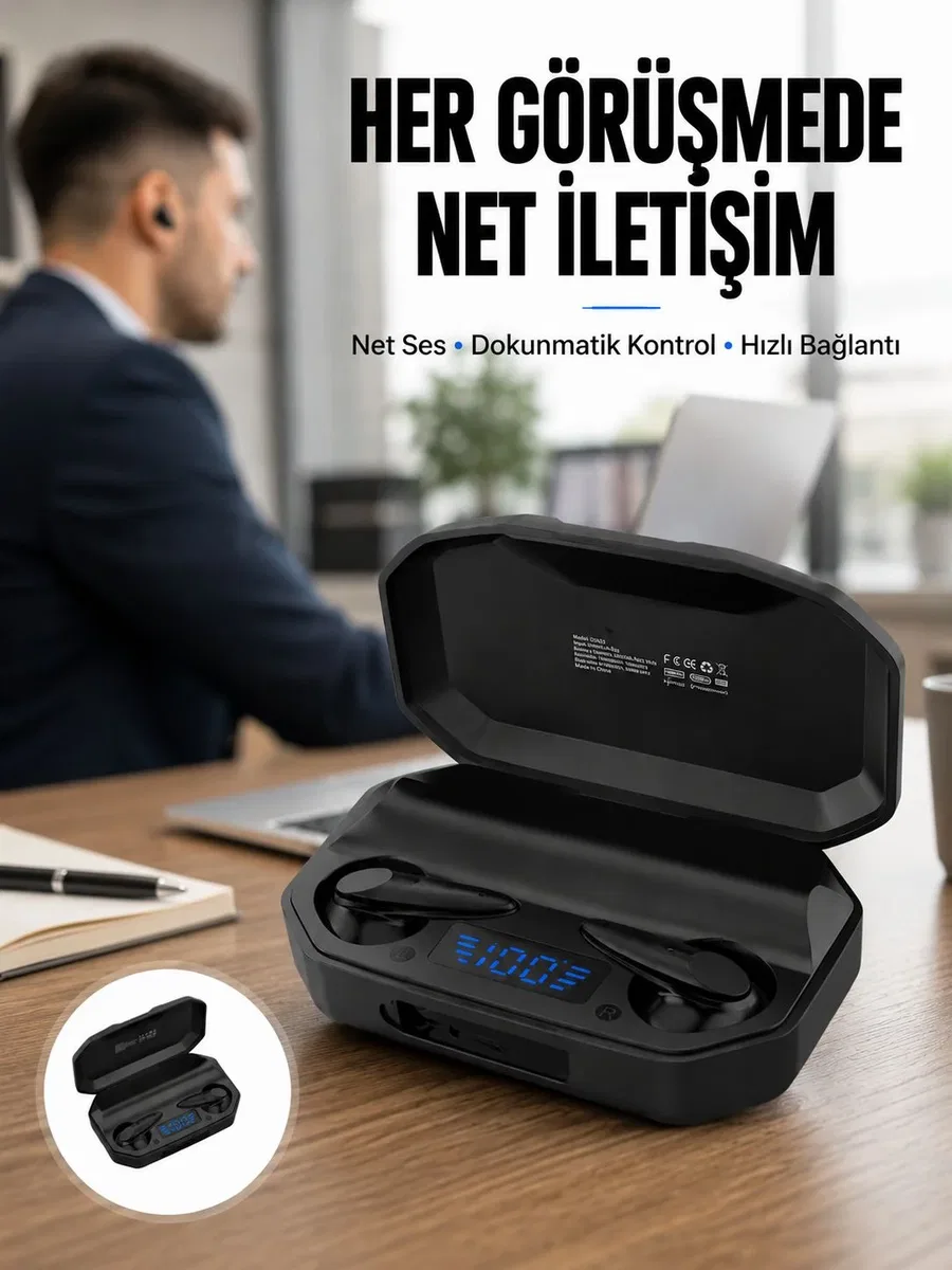 Çağrı Cevaplayabilen Akıllı Saat 5. 2 Bluetooth Bağlantılı Kulaklık Yeni Nesil